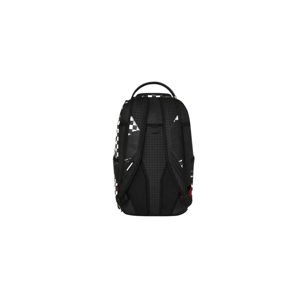 Sprayground Limited Edition Shark Checkered Backpack Black White 910B8677NSZ